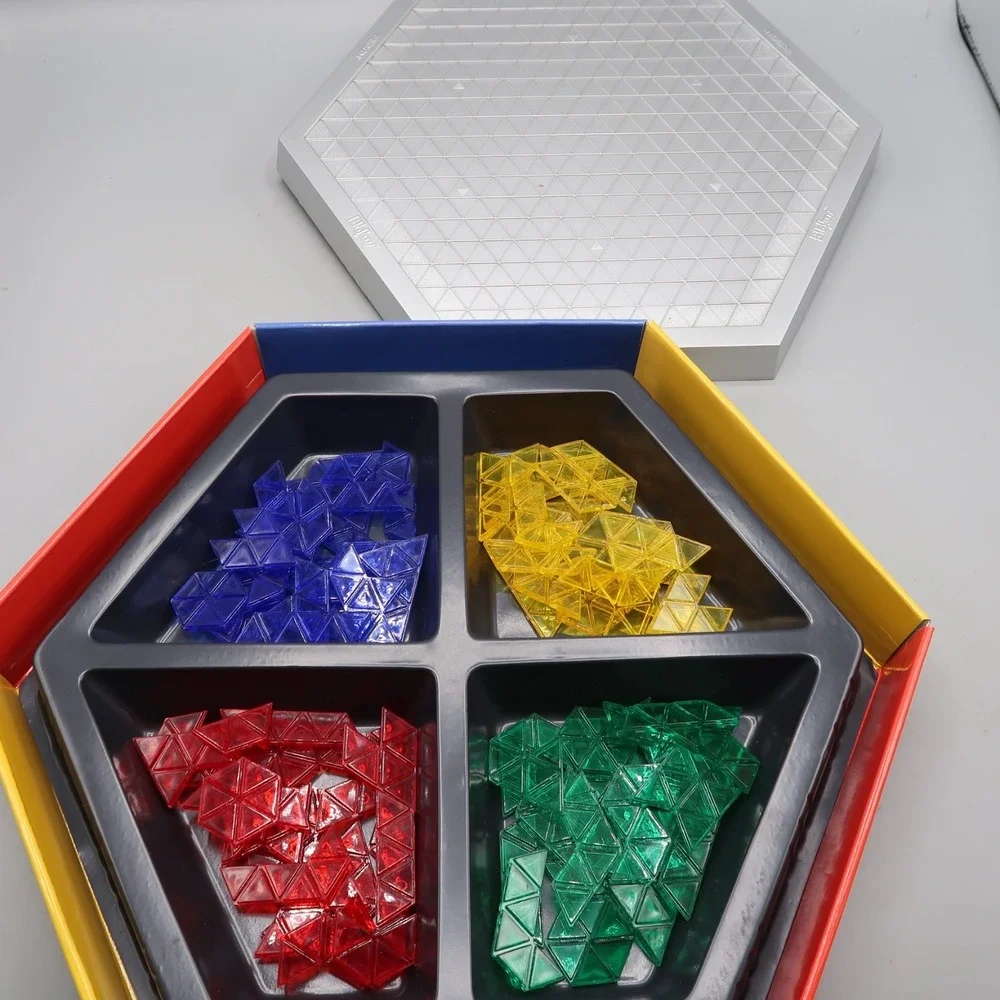 Blokus Trigon 99% Complete Educational Insights Board Game Gift Toy Ages 5+